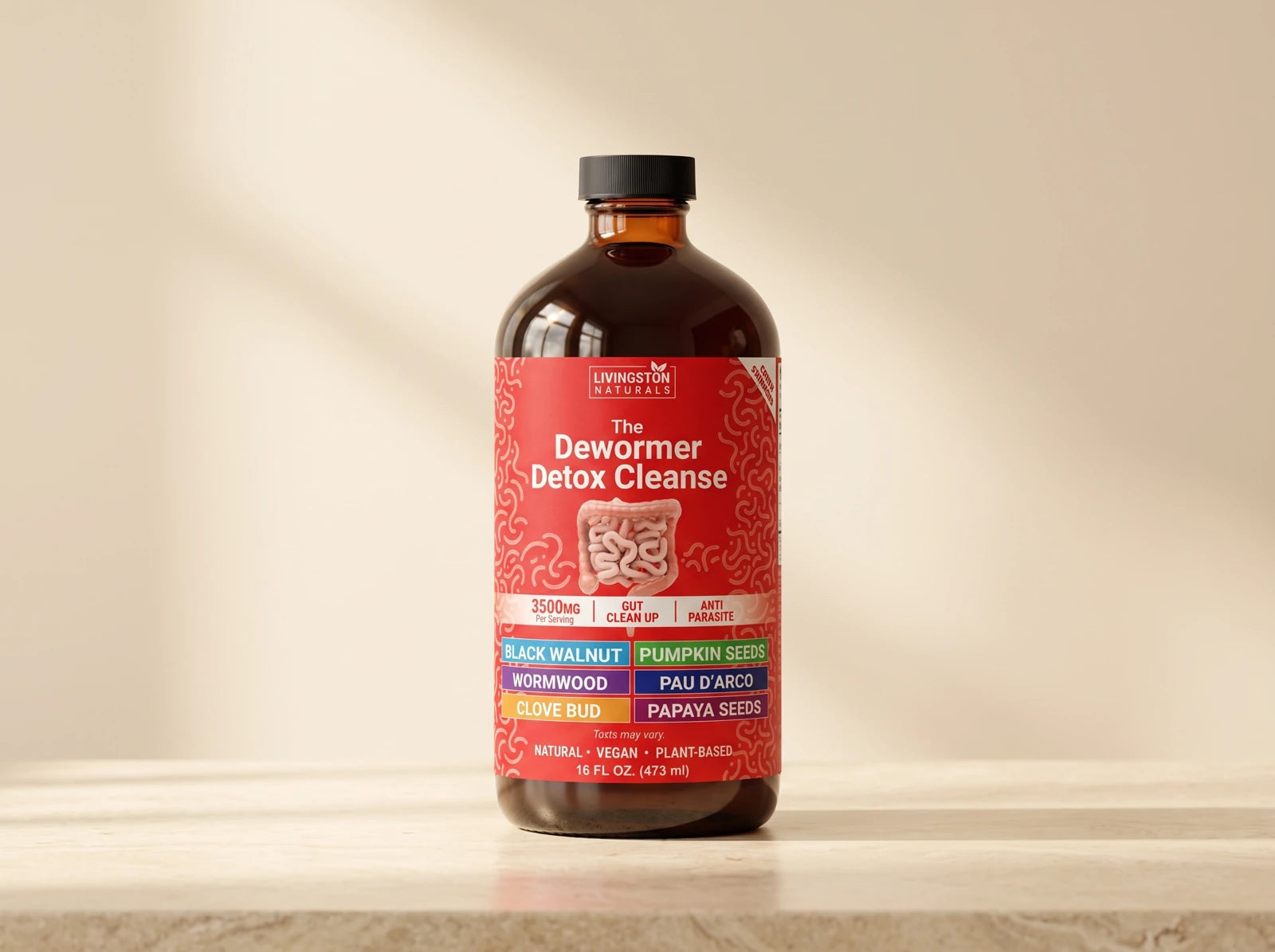 Single bottle of Livingston Naturals Detox Cleanse